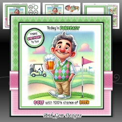 Image of cup1375935_2053 - Golf Forecast Mini Kit Birthday/Fathers Day