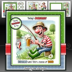 Image of cup1376025_2053 - Fishing Forecast Mini Kit Birthday/Fathers Day