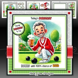 cup1376155_2053 - Bowls Forecast Mini Kit Birthday/Fathers Day