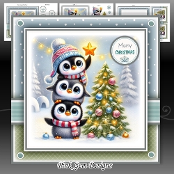 Image of cup619631_2053 - Tree Decorating Penguins Mini Kit