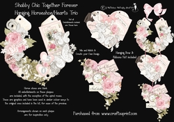 Image of cup358967_905 - Together Forever - Hanging Horseshoe/Hearts Trio