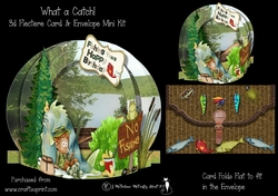 Image of cup799419_905 - What a Catch 3D Flectere Card and Envelope Mini Kit