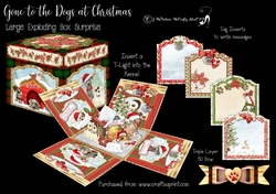 Image of cup1074468_905 - Gone to the Dogs at Christmas Exploding Box Surprise Kit.