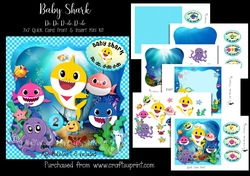 Image of cup970133_905 - Baby Shark 7x7 Card Front & Insert Mini Kit