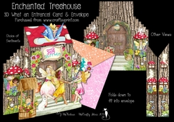 Image of cup799419_905 - Enchanted Treehouse 3D What an Entrance! Card and Envelope Kit.