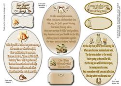 Image of cup534422_1035 - Three Wedding Verse Toppers (with Greetings/sentiments)