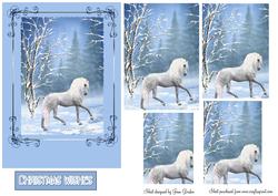 Image of cup360280_512 - Christmas Horse Scene