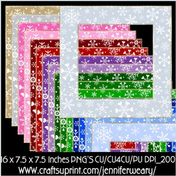 Image of cup1060677_68705 - Snowflake Frames-Christmas Time