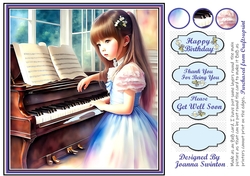 Image of cup251375_470 - Blue Girl  Playing the Paino
