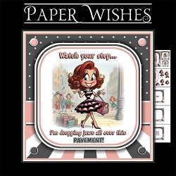 Image of cup393203_1884 - Jaw-Dropping Diva 7x7 Mini Kit – Birthday Strut with Attitude!