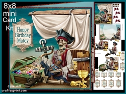 Image of cup983478_1031 - Pirate treasure 8x8 mini kit