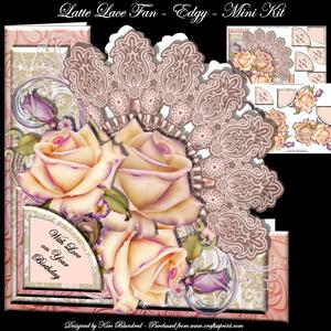 Image of cup525905_1072 - Latte Lace Fan - Edgy - Mini Kit