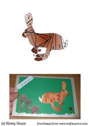 Image of cup414929_1914 - Iris Folding Rabbit - Hare Pattern