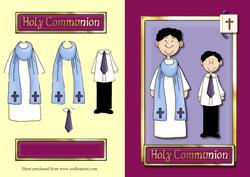 Image of cup71685_631 - Boys Holy Communion Quick Card