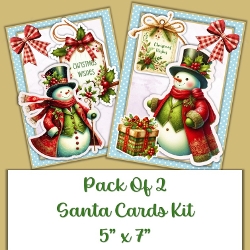 Image of cup1388485_120789 - Cute Christmas Snowmen Pack of 2 Great for Children 5x7