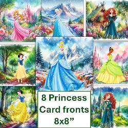 Image of cup1355644_120789 - 8 Princess Card Fronts 8x8 JPEG.