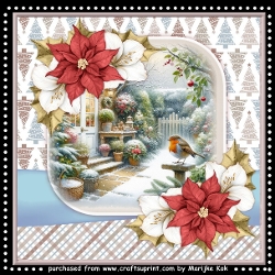 Image of cup577481_936 - Christmas Robin 8x8  Mini Kit