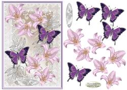 Image of cup289107_936 - Butterflies and Lillies - 