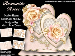 Image of cup1019820_1648 - Romantic Roses - Double Hearts Easel Card Mini Kit
