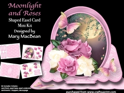 Image of cup1072786_1648 - Moonlight and Roses - Shaped Easel Card Mini Kit