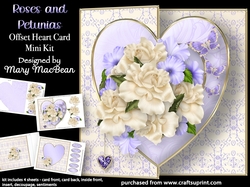 Image of cup1140132_1648 - Roses and Petunias - Offset Heart Card Mini Kit