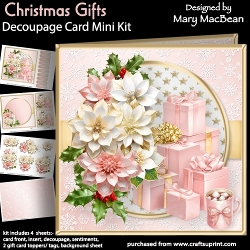 cup1397317_1648 - Christmas Gifts - Decoupage Card Mini Kit