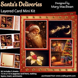 Image of cup625878_1648 - Santas Deliveries - Layered Card Mini Kit