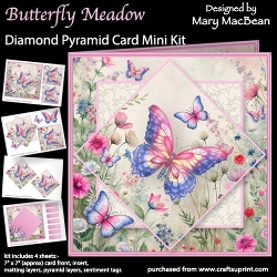 Image of cup1400968_1648 - Butterfly Meadow - Diamond Pyramid Card Mini Kit