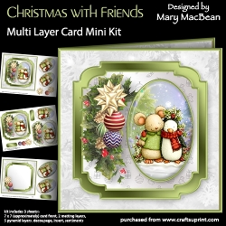 Image of cup1063694_1648 - Christmas with Friends - Multi Layer Card Mini Kit