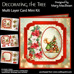 cup1409765_1648 - Decorating the Tree - Multi Layer Card Mini Kit