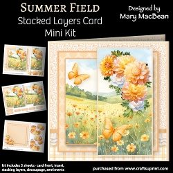 Image of cup1400968_1648 - Summer Field - Stacked Layers Card Mini Kit