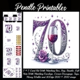 cup1318881_2229 - Purple Fizz 70th Birthday Complete Kit