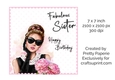 cup1306337_75932 - Card Topper - Beautiful Lady with Pink Bouquet Birthday Card