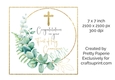 cup1309784_75932 - Card Topper - Holy Communion