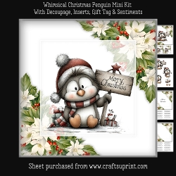 Image of cup57102_376 - Whimsical Christmas Penguin Mini Kit