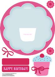 Image of cup173044_910 - Cute Cupcakes Decoupage Wobble Card 2