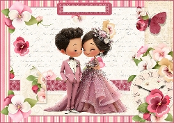 Image of cup1417953_2246 - A4 WEDDING CARD FRONT
