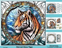 Image of cup1446958_11517 - Stained Glass Tiger