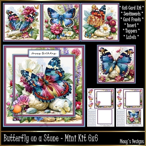 Image of cup1451061_124264 - Butterfly on a Stone - Mini Kit 6x6