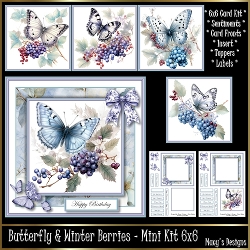 Image of cup1398112_124264 - Butterfly Winter Berries - Mini Kit 6x6