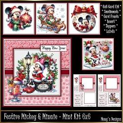 Image of cup1403326_124264 - Festive Mickey & Minnie - Mini Kit 6x6