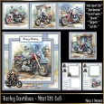 cup1439015_124264 - Harley Davidson - Fathers Day, Birthday - Mini Kit 6x6