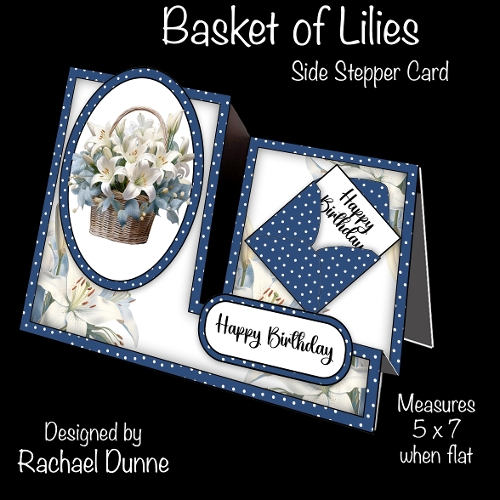 cup1400235_75068 - Basket of Lilies Side Stepper Card