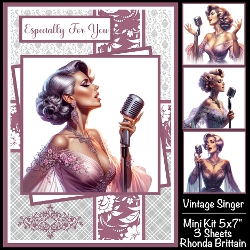 Image of cup1405741_40 - Vintage Singer Mini Kit 5x7 (3) Plus Bonus