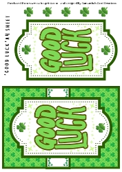 Image of cup1340487_113795 - Good Luck A4 Sheet