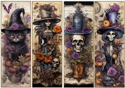 cup1330257_719 - Halloween 4 x bookmarks 1