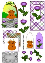 Image of cup530040_1834 - Highland Cow and Thistle Toppers