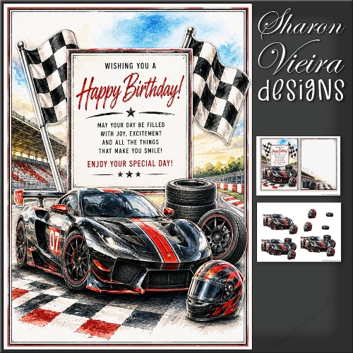 Image of cup1452433_2357 - fast car Male Birthday 5x7 