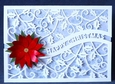 cup919808_40382 - Happy Christmas Poinsettia Split Card