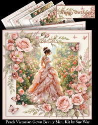 cup1393695_38 - Peach Victorian Gown Beauty Mini Kit